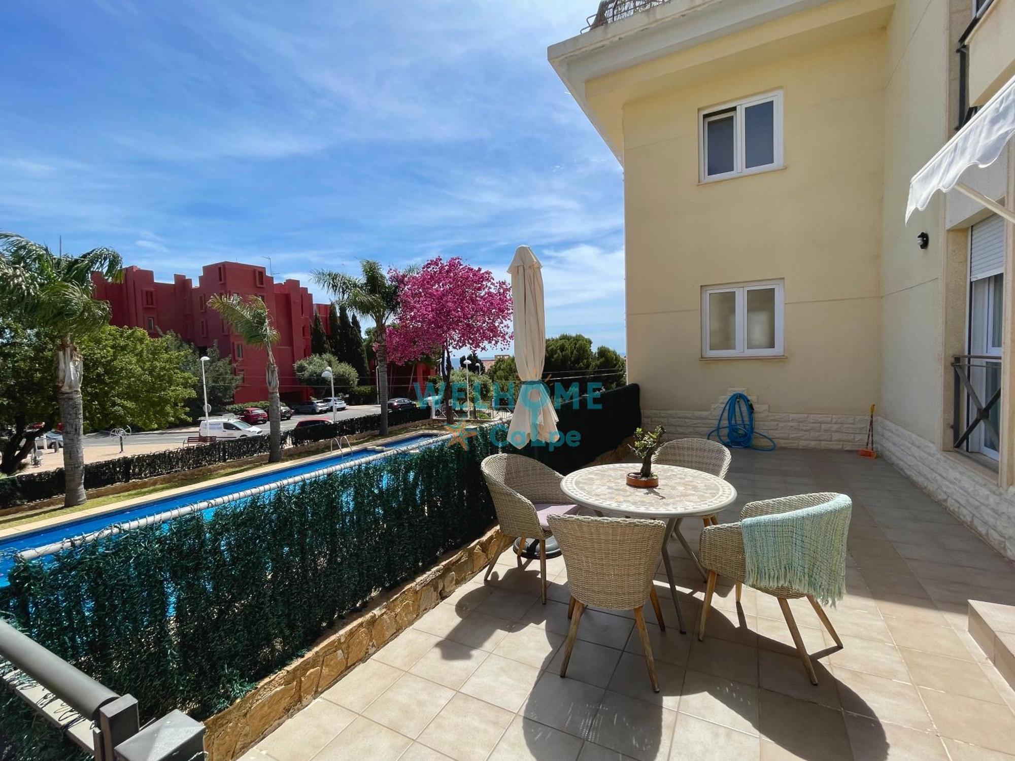 Manzana Bonito Y Comodo Apartamento Con Piscina Calpe Exterior photo